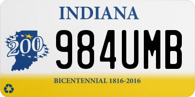 IN license plate 984UMB