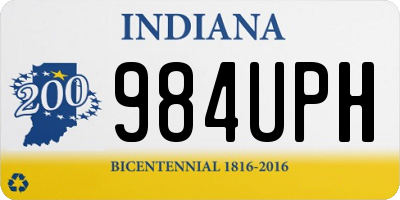 IN license plate 984UPH