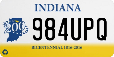 IN license plate 984UPQ