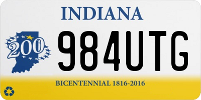 IN license plate 984UTG