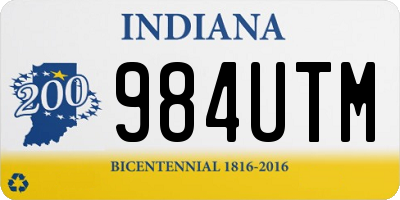 IN license plate 984UTM