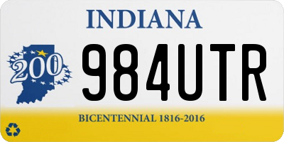 IN license plate 984UTR