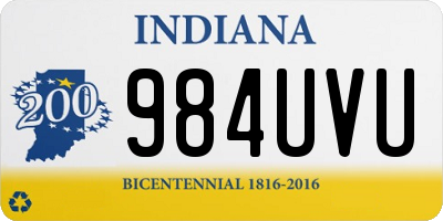 IN license plate 984UVU