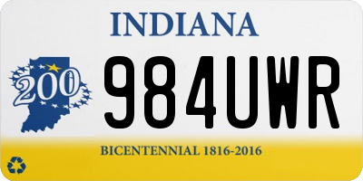 IN license plate 984UWR