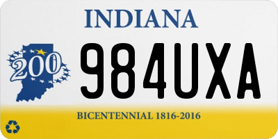 IN license plate 984UXA