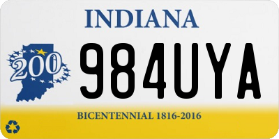 IN license plate 984UYA