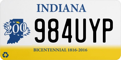 IN license plate 984UYP