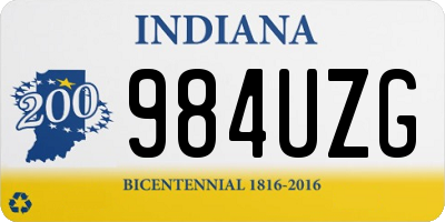 IN license plate 984UZG