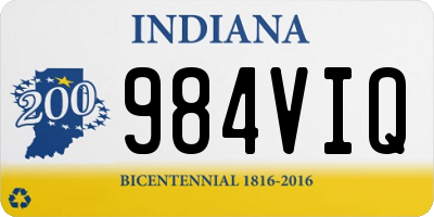 IN license plate 984VIQ