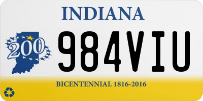 IN license plate 984VIU