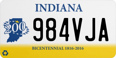 IN license plate 984VJA