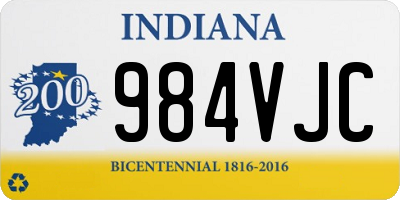 IN license plate 984VJC