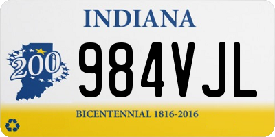 IN license plate 984VJL