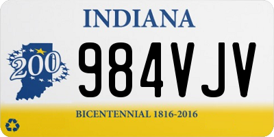 IN license plate 984VJV