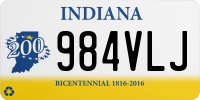 IN license plate 984VLJ