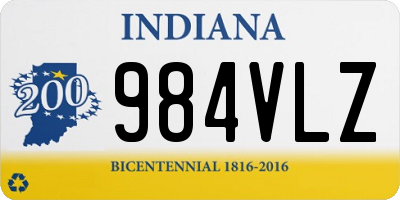 IN license plate 984VLZ