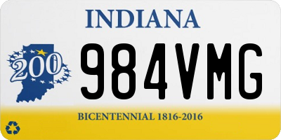 IN license plate 984VMG