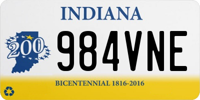 IN license plate 984VNE