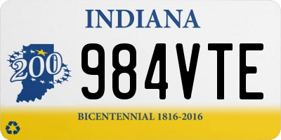 IN license plate 984VTE