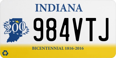 IN license plate 984VTJ