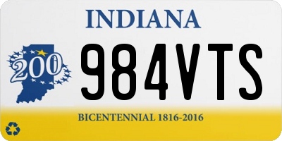 IN license plate 984VTS