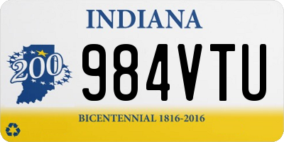 IN license plate 984VTU