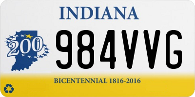 IN license plate 984VVG