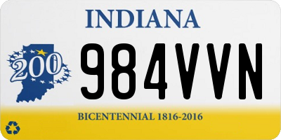 IN license plate 984VVN