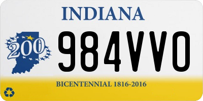 IN license plate 984VVO