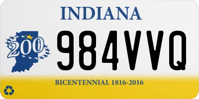 IN license plate 984VVQ