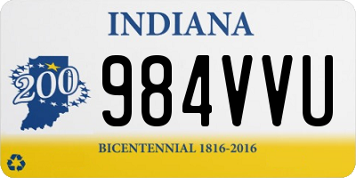 IN license plate 984VVU