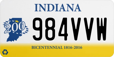 IN license plate 984VVW