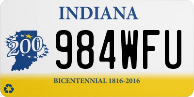 IN license plate 984WFU