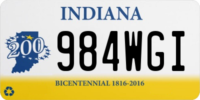 IN license plate 984WGI