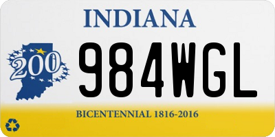IN license plate 984WGL
