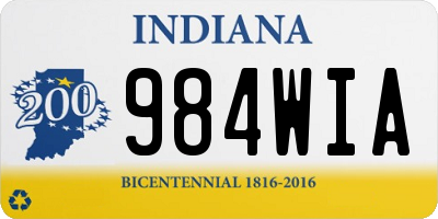 IN license plate 984WIA