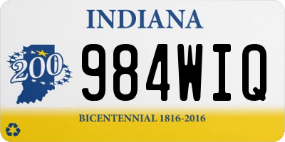 IN license plate 984WIQ