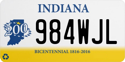 IN license plate 984WJL