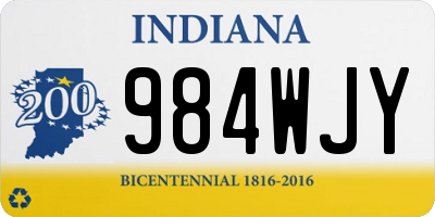 IN license plate 984WJY