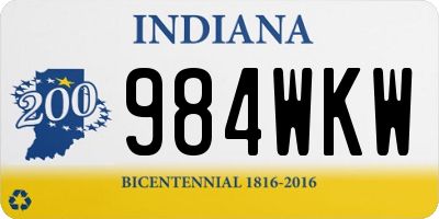 IN license plate 984WKW