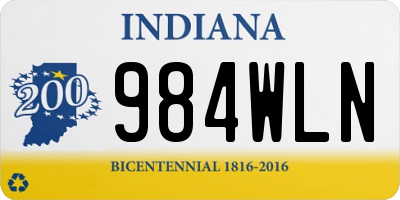 IN license plate 984WLN
