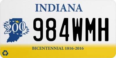 IN license plate 984WMH
