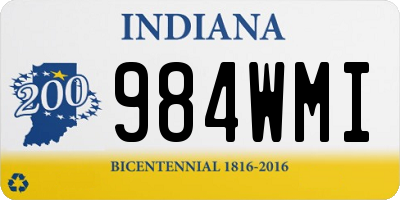 IN license plate 984WMI