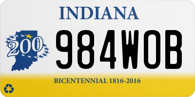IN license plate 984WOB