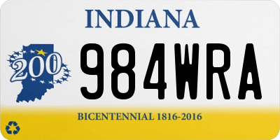 IN license plate 984WRA