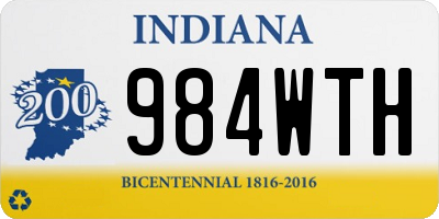 IN license plate 984WTH