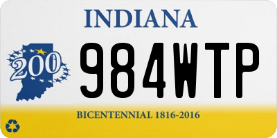 IN license plate 984WTP