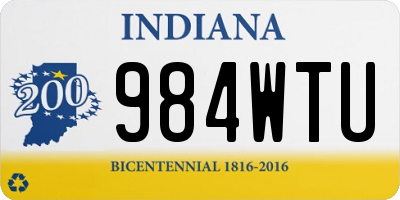 IN license plate 984WTU
