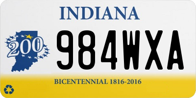 IN license plate 984WXA