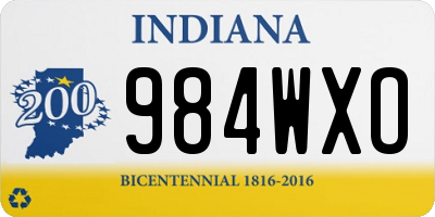 IN license plate 984WXO